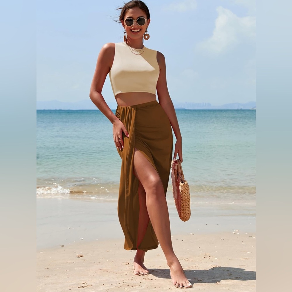 Zaful Tan Skirt